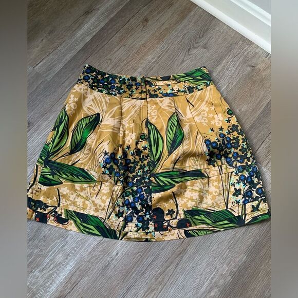 Anthropologie Edme & Esyllete Floral Pattern Hippie Skirt Multi Color Size XS 2 - Picture 4 of 6